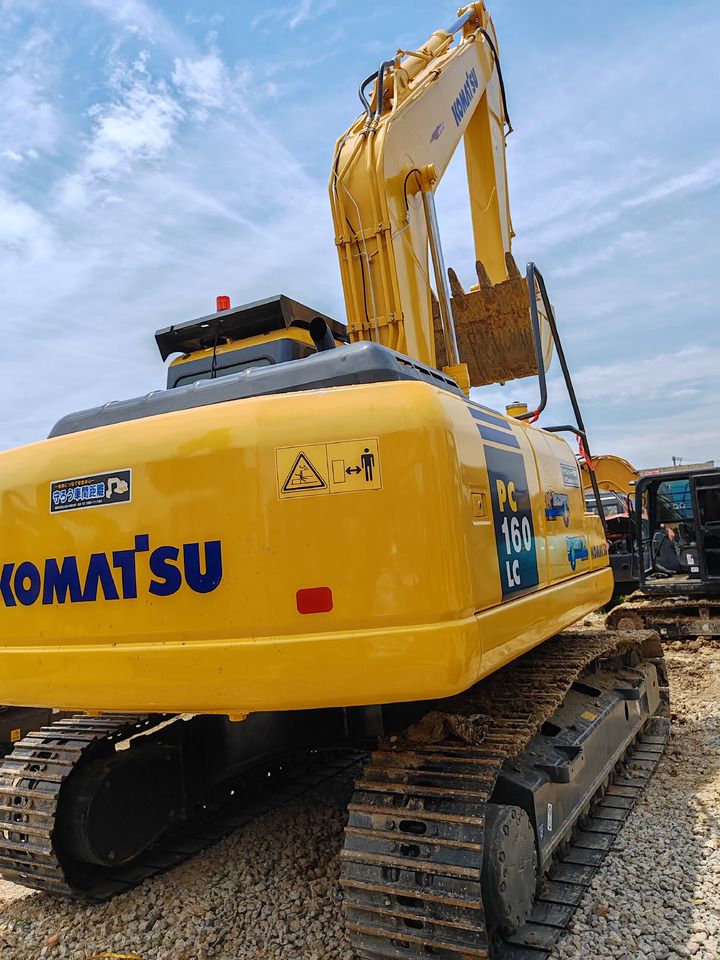 2023 Komatsu PC160 LC crawler excavator rear view 2023 Komatsu PC160 LC crawler excavator rear view