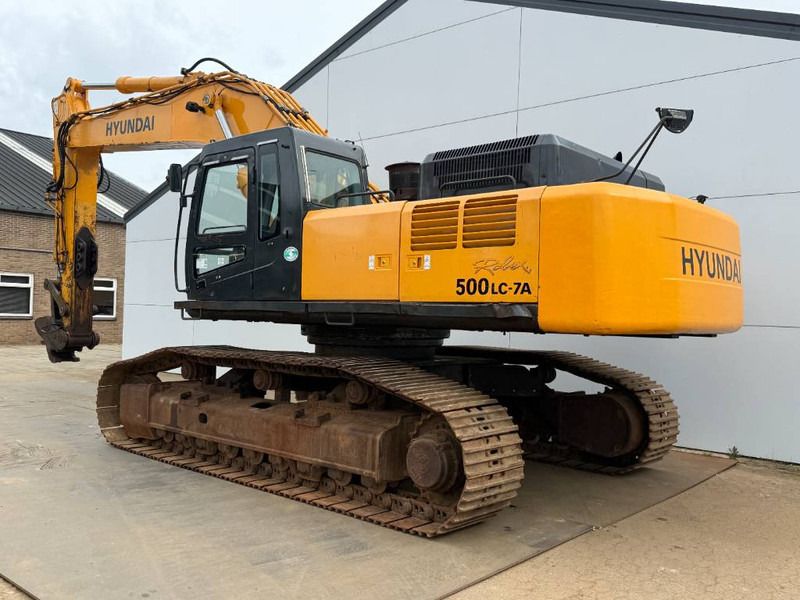 2008 Hyundai R500LC-7A crawler excavator, rear three-quarter view 2008 Hyundai R500LC-7A crawler excavator, rear three-quarter view