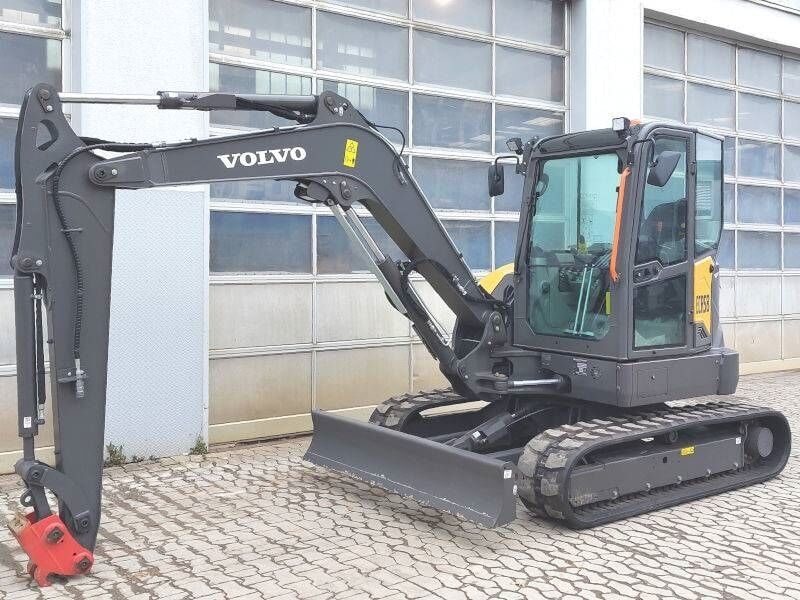2023 Volvo ECR58F mini excavator, side profile view