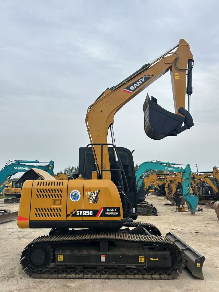 2023 Sany SY95C mini excavator side view