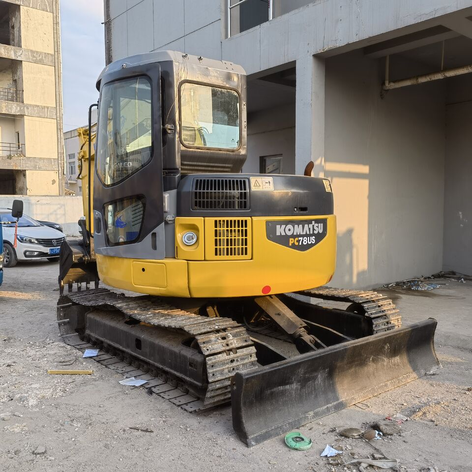 2023 Komatsu PC78US excavator, rear three-quarter view 2023 Komatsu PC78US excavator, rear three-quarter view