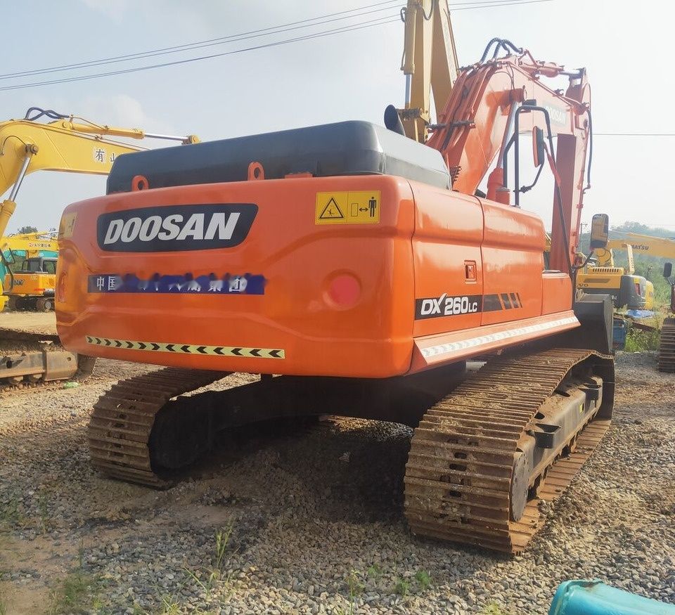 2018 Doosan DX260LC crawler excavator rear view