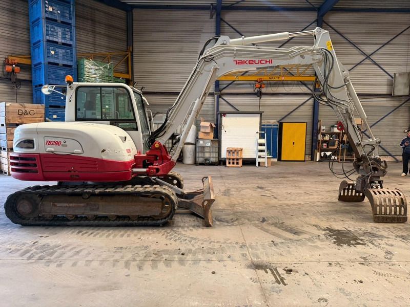 2017 Takeuchi TB290 mini excavator, side view 2017 Takeuchi TB290 mini excavator, side view
