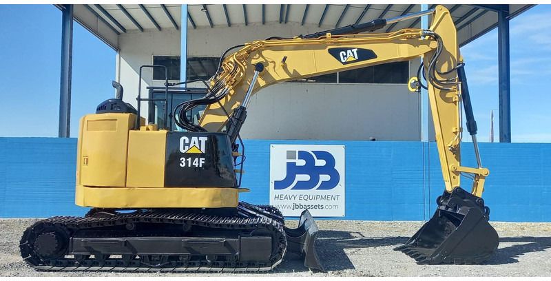 2015 Caterpillar 314F crawler excavator, side view 2015 Caterpillar 314F crawler excavator, side view