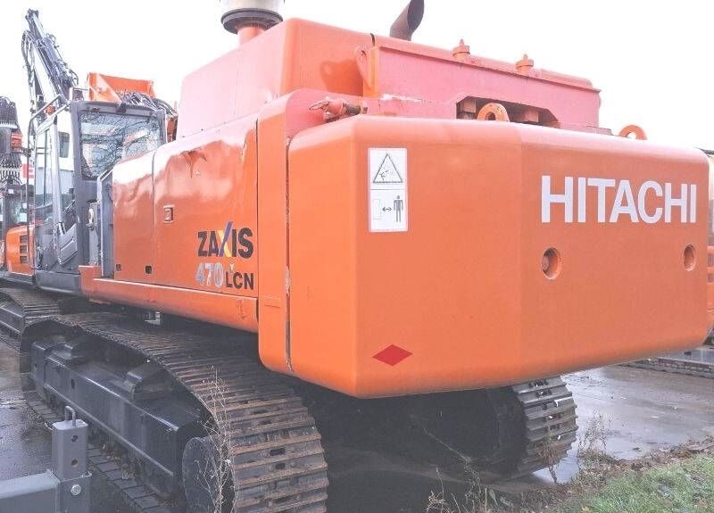 2008 Hitachi Zaxis 470 LCN demolition excavator, rear three-quarter view 2008 Hitachi Zaxis 470 LCN demolition excavator, rear three-quarter view