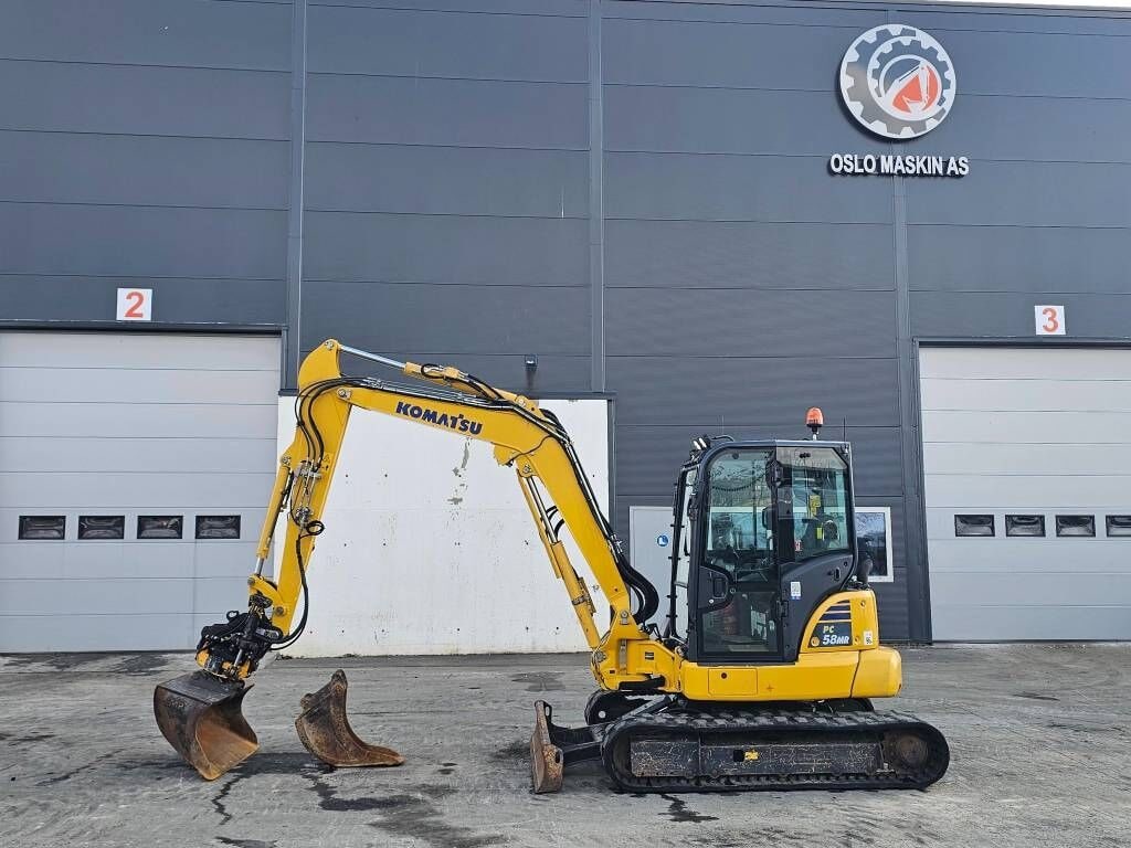 2020 Komatsu PC58MR-5E0 crawler excavator, side view