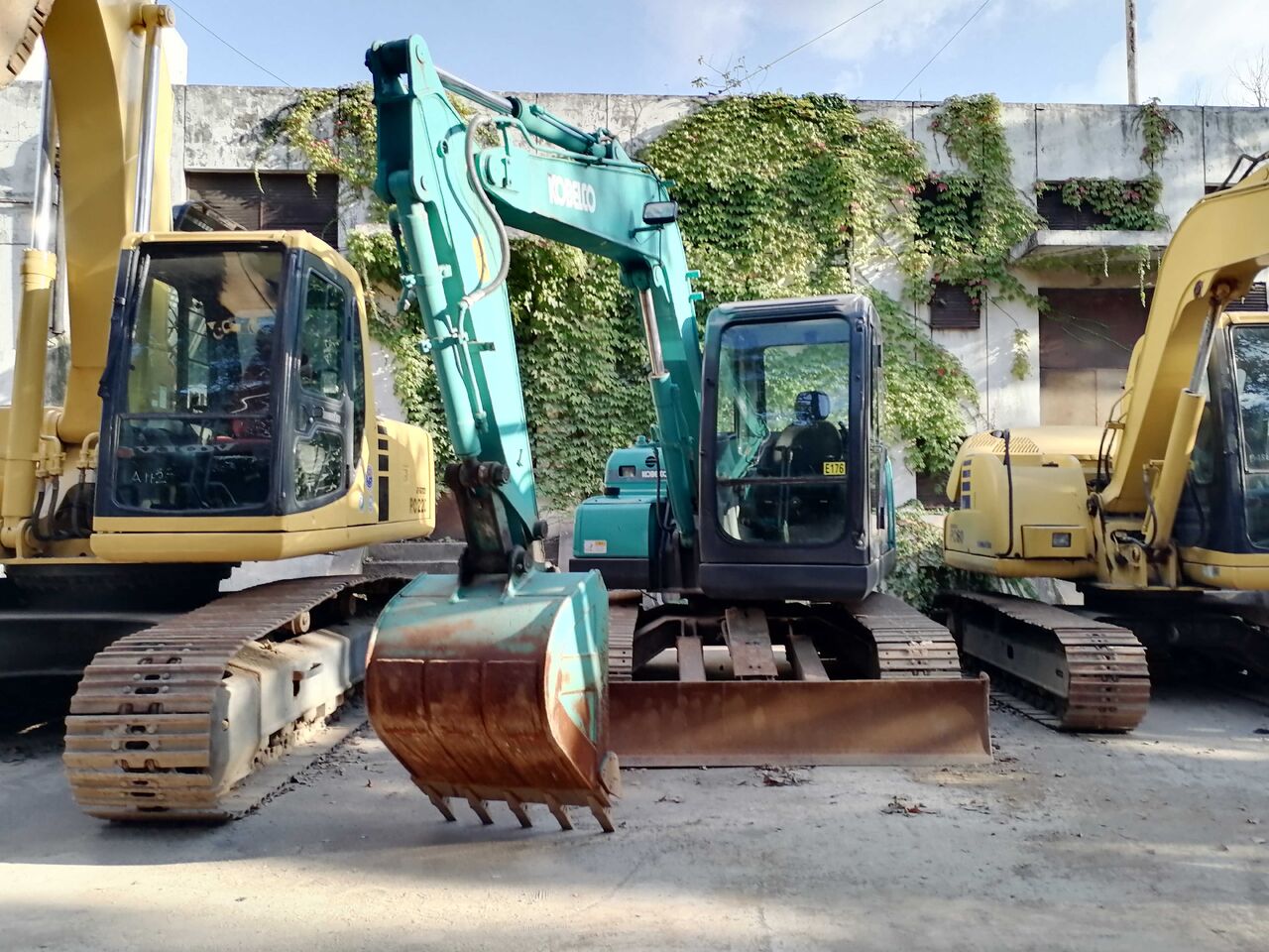 2024 Kobelco SK75-8 excavator, front view