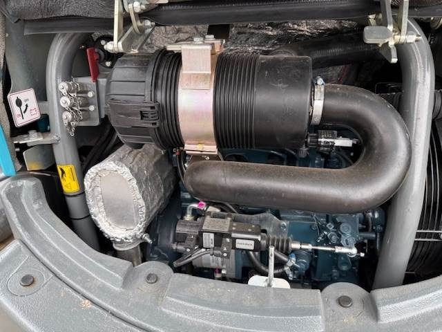2021 Messersi M38-U mini excavator engine compartment view