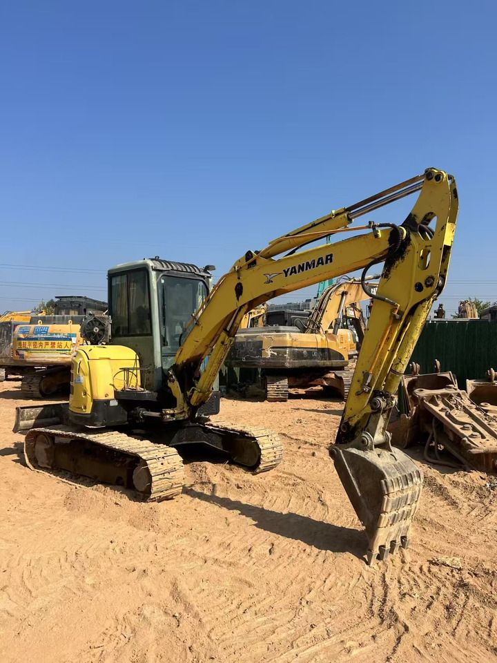 2018 Yanmar VIO55 mini excavator, side profile view