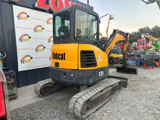 2016 Bobcat E35 mini excavator, rear three-quarter view 2016 Bobcat E35 mini excavator, rear three-quarter view