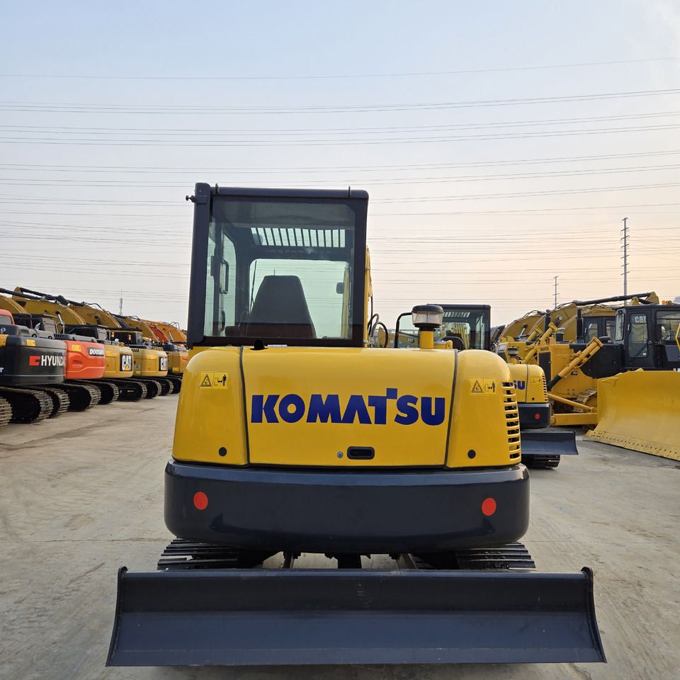 2024 Komatsu PC56 mini excavator, rear view 2024 Komatsu PC56 mini excavator, rear view
