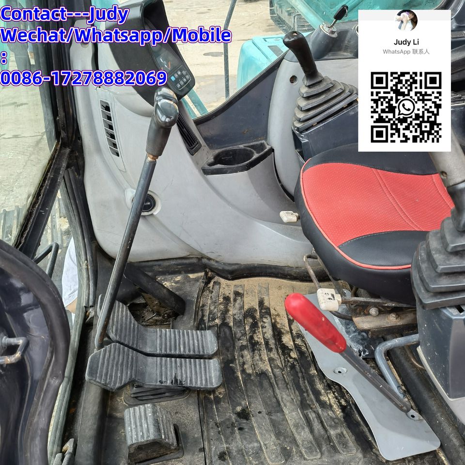 2021 Kobelco SK210-8 crawler excavator interior cab view