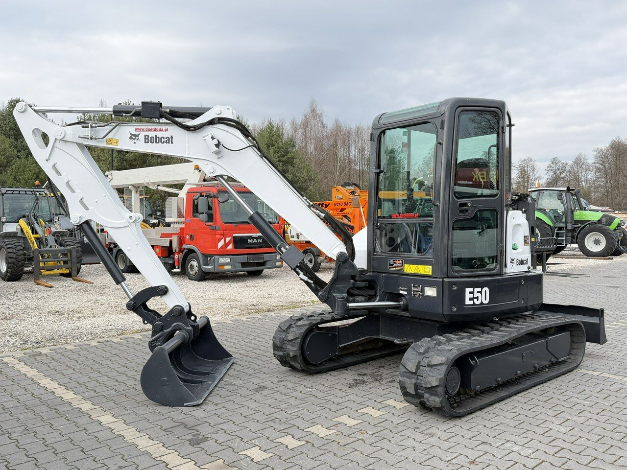 2013 Bobcat E50 mini excavator, side view 2013 Bobcat E50 mini excavator, side view