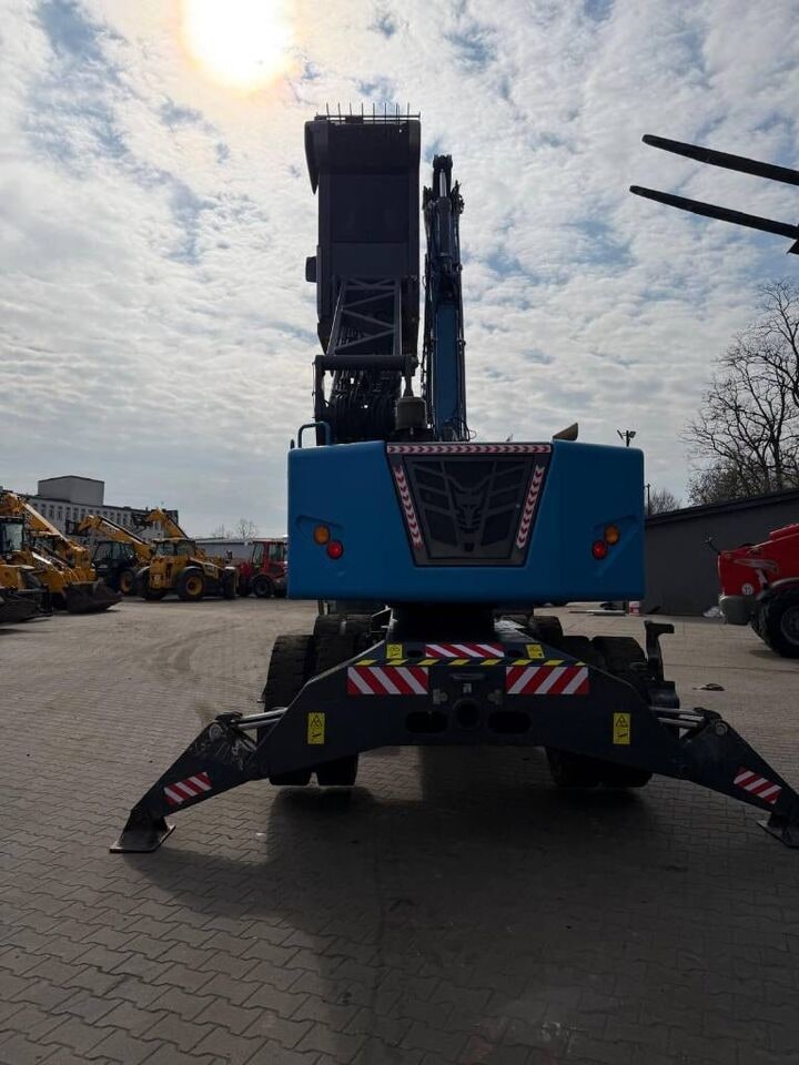 2019 Fuchs MHL 310 wheel excavator, rear view