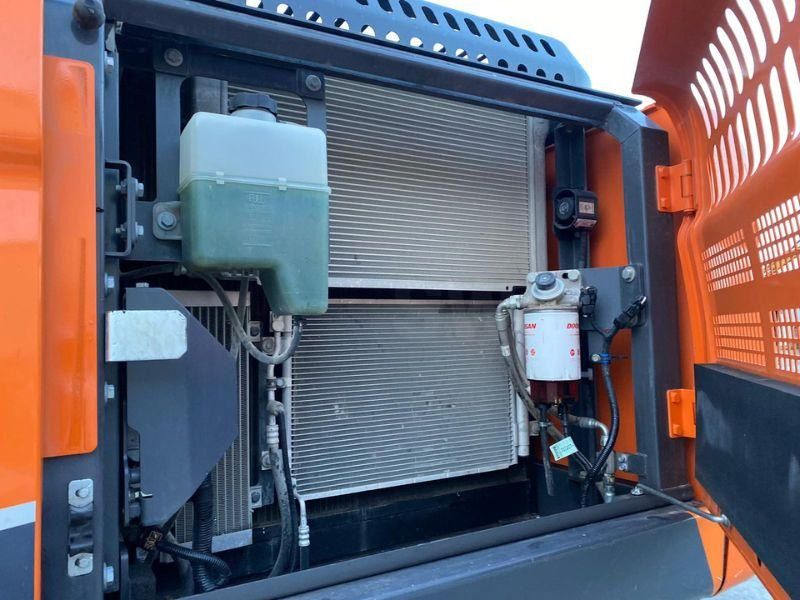 2021 Doosan DX225LC crawler excavator engine compartment view