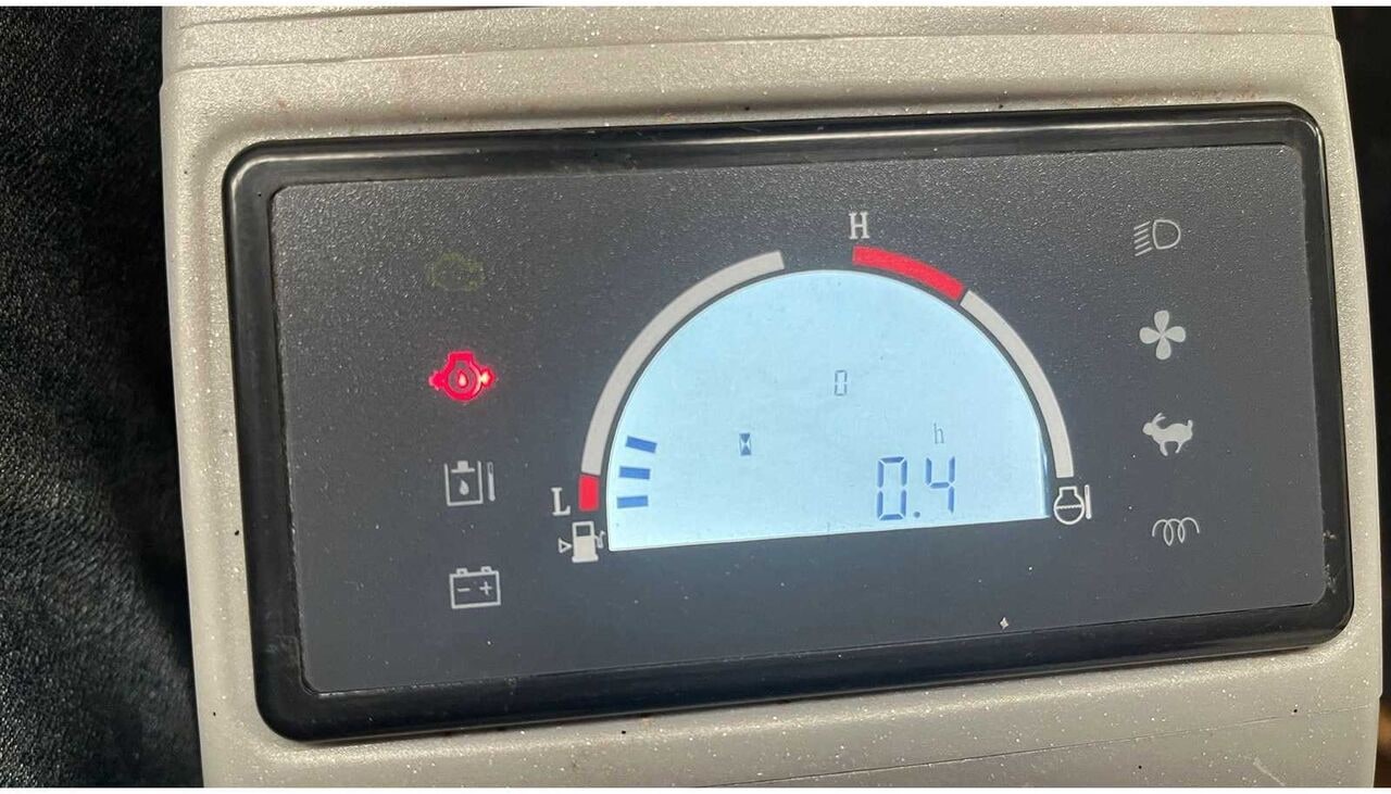 2026 DMPRO DM18Y mini excavator digital instrument cluster view 2026 DMPRO DM18Y mini excavator digital instrument cluster view