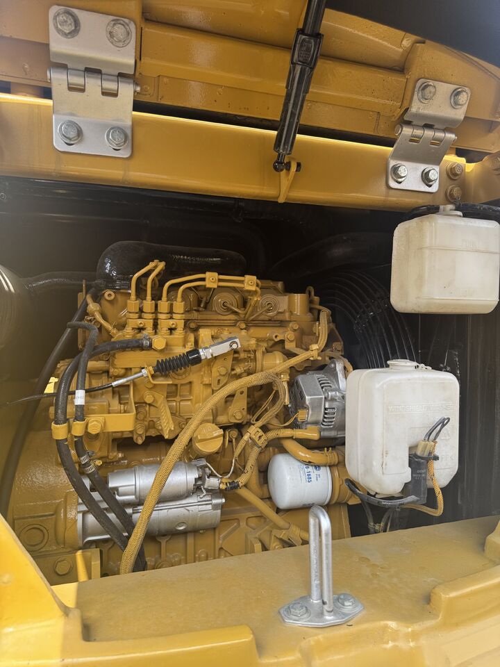2024 Caterpillar 308E2 mini excavator engine compartment view