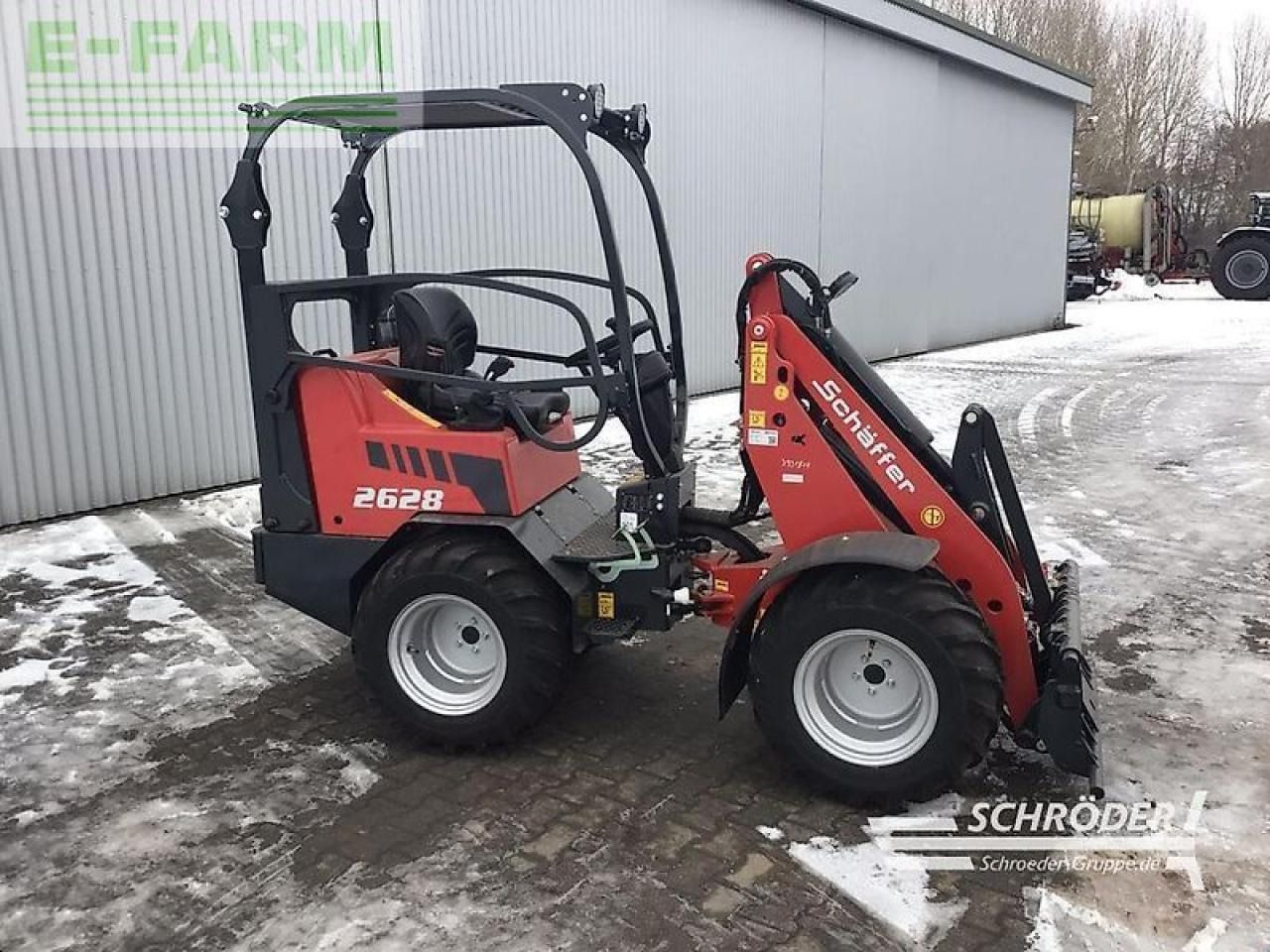 2024 Schäffer 2628 mini excavator, side view