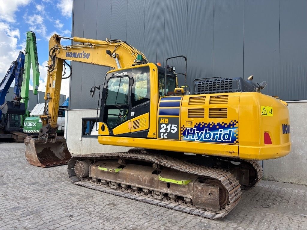 2021 Komatsu HB215LC-3 crawler excavator, side view