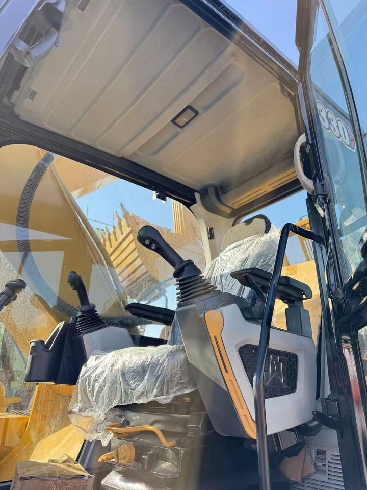 2023 Caterpillar 330GC crawler excavator cab interior view 2023 Caterpillar 330GC crawler excavator cab interior view