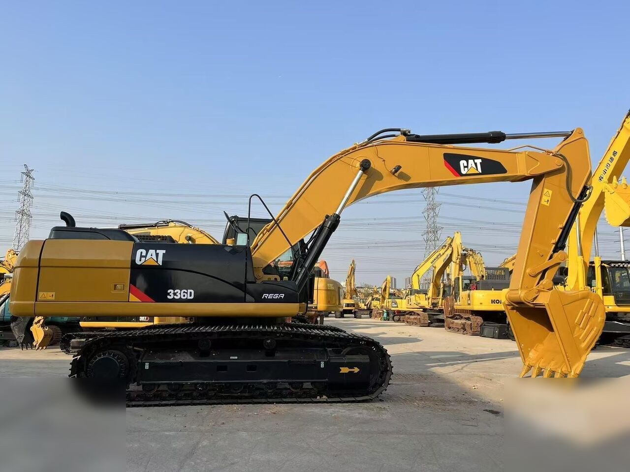 2024 Caterpillar 336D crawler excavator, side profile view 2024 Caterpillar 336D crawler excavator, side profile view