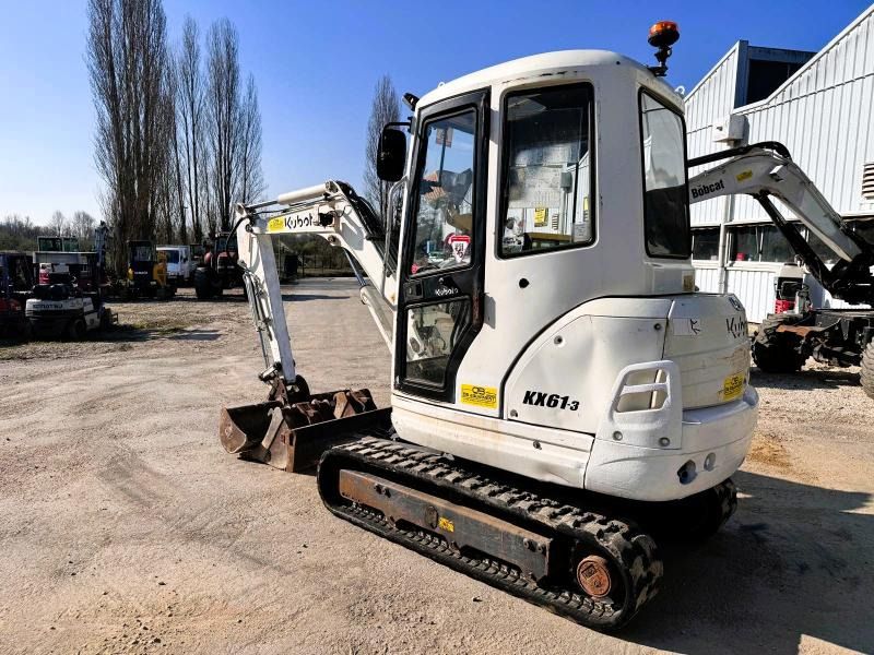 2012 Kubota KX61-3 mini excavator, rear three-quarter view 2012 Kubota KX61-3 mini excavator, rear three-quarter view