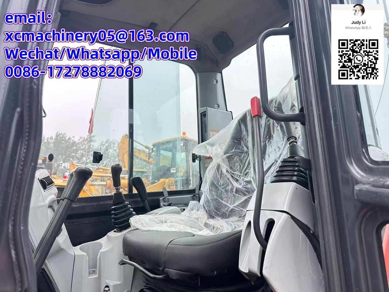 2024 Kubota KX057-4 mini excavator cab interior view