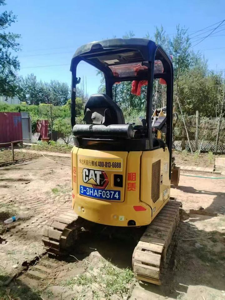 2021 Caterpillar 301.7 mini excavator, rear view 2021 Caterpillar 301.7 mini excavator, rear view