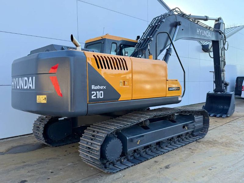 2026 Hyundai R210 SMART X PLUS crawler excavator, rear three-quarter view