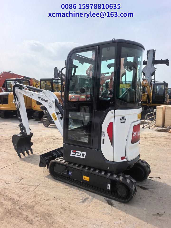 2023 Bobcat E20 mini excavator, side view 2023 Bobcat E20 mini excavator, side view