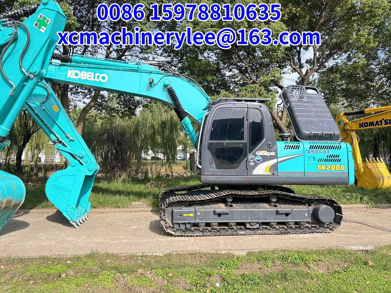 2023 Kobelco SK200D crawler excavator side view 2023 Kobelco SK200D crawler excavator side view