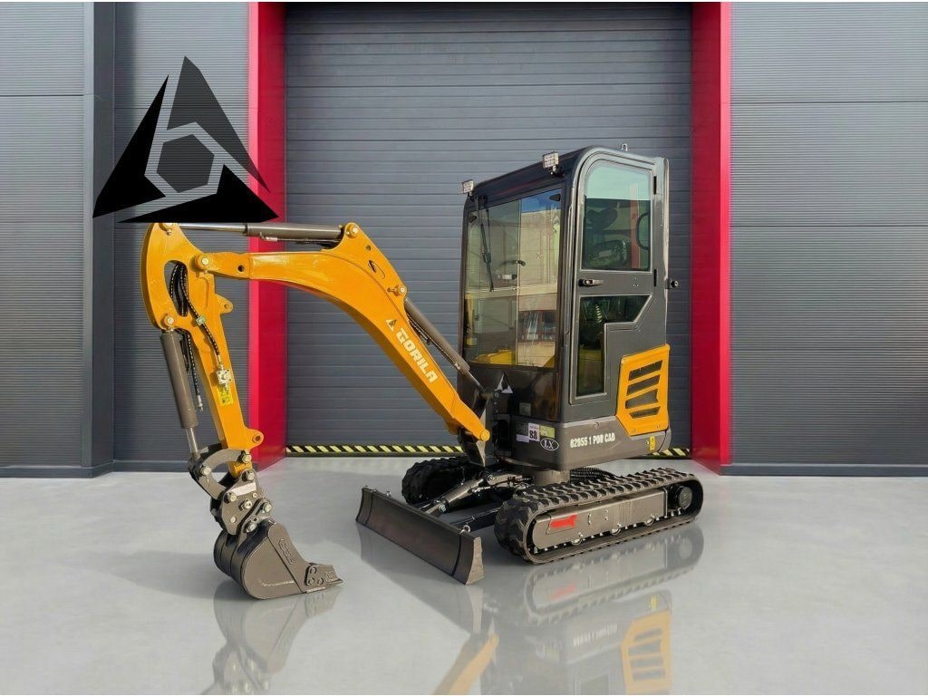 2026 Gorila G20SE I PRO CAB mini excavator side view 2026 Gorila G20SE I PRO CAB mini excavator side view