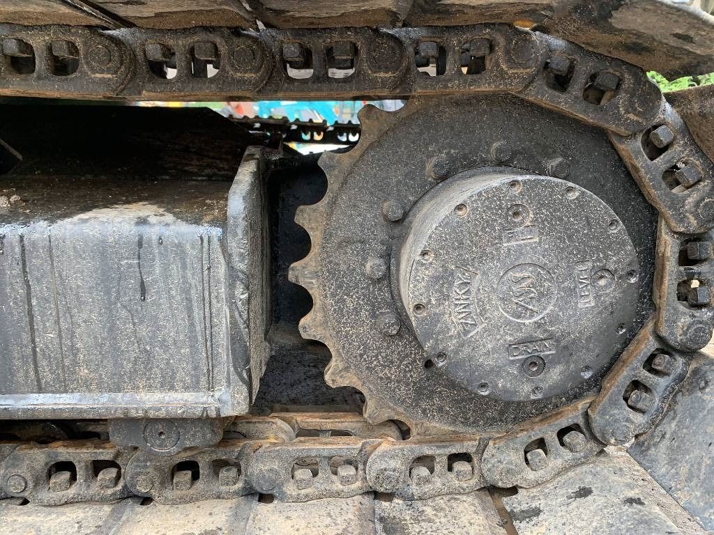 2021 Sany 75 mini excavator track drive detail