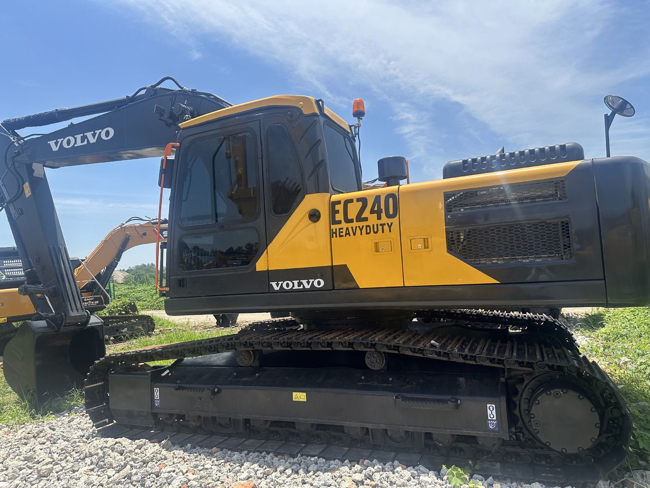 2025 Volvo EC240 crawler excavator side view