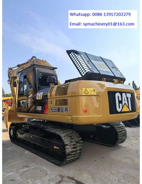2023 Caterpillar 330D2L crawler excavator rear three-quarter view 2023 Caterpillar 330D2L crawler excavator rear three-quarter view