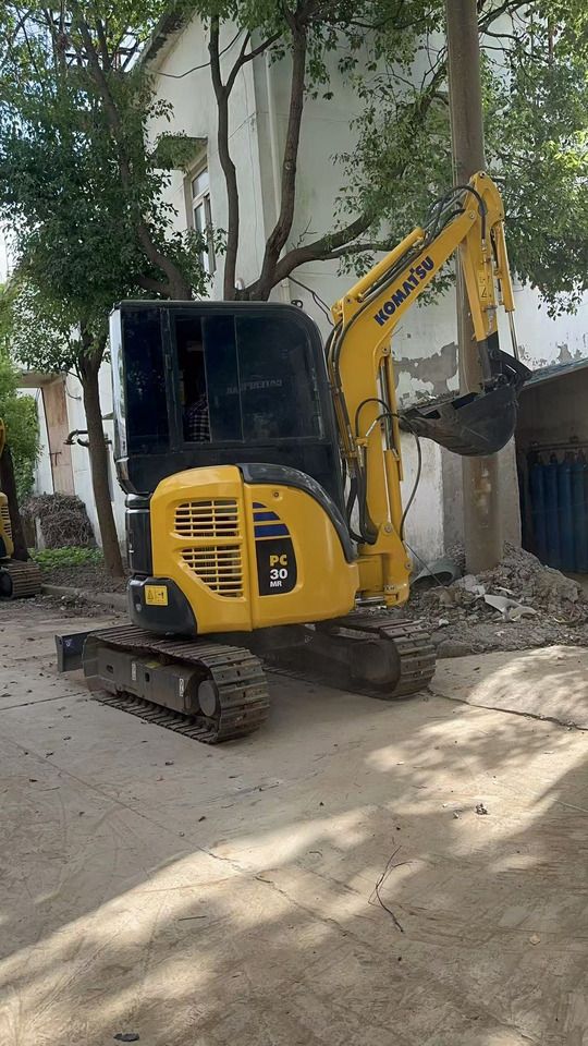 2015 Komatsu PC30MR mini excavator, side view