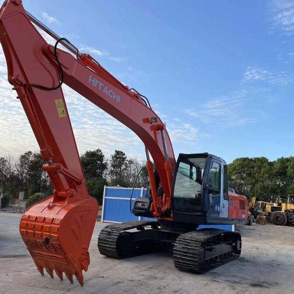 2024 Hitachi ZX200 crawler excavator, front three-quarter view