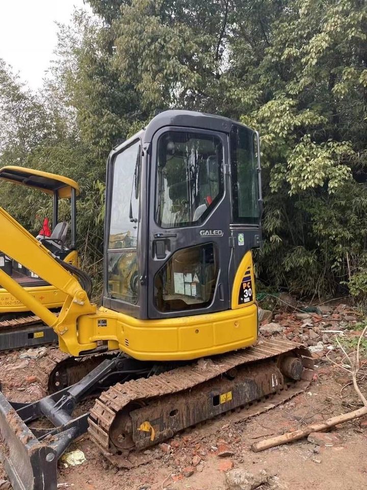 2024 Komatsu PC30MR mini excavator, side view