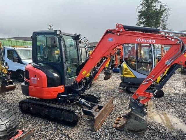 2019 Kubota KX037-4 HI mini excavator, side view