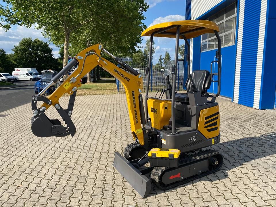 2026 Berger Kraus BK1250JSR mini excavator, side view