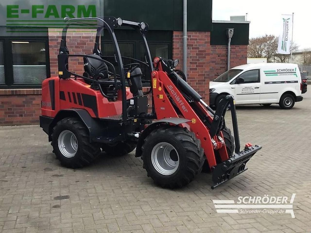 2024 Schäffer 3630 wheel loader, front three-quarter view 2024 Schäffer 3630 wheel loader, front three-quarter view