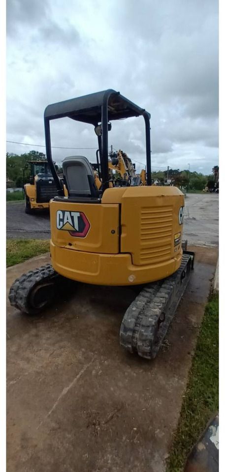 2020 Caterpillar 303.5ECR crawler excavator, rear view