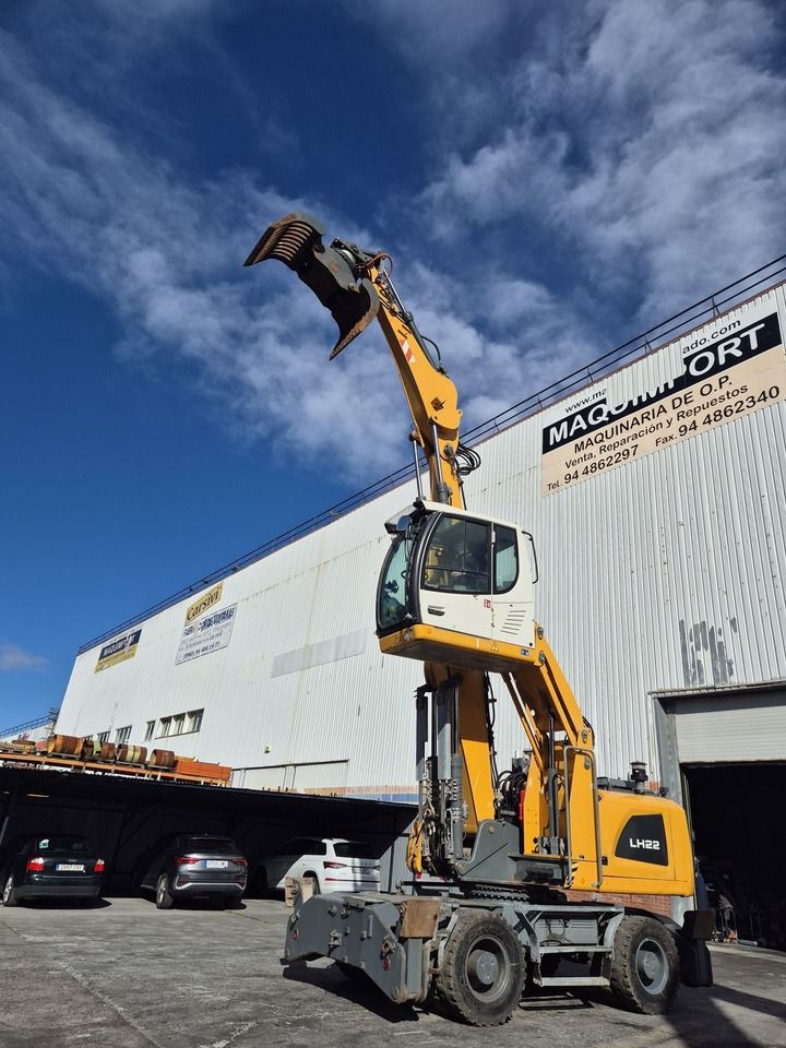 2019 Liebherr LH22 M material handler, low angle view