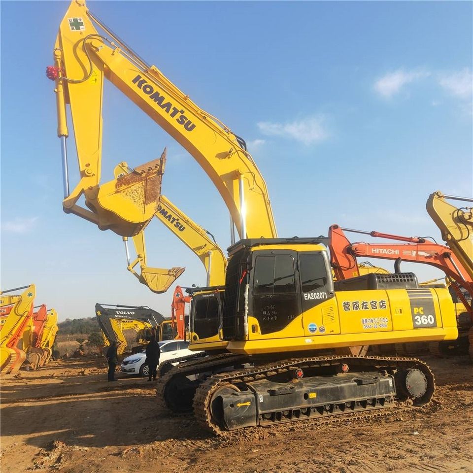 2023 Komatsu PC360-7 crawler excavator, side view