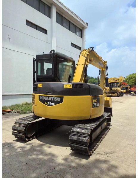 2021 Komatsu PC78US-6 crawler excavator, rear three-quarter view 2021 Komatsu PC78US-6 crawler excavator, rear three-quarter view