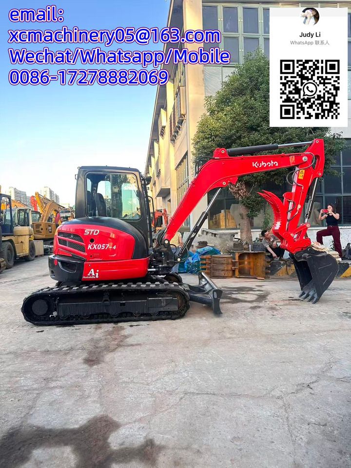 2023 Kubota KX057-4 mini excavator side view 2023 Kubota KX057-4 mini excavator side view
