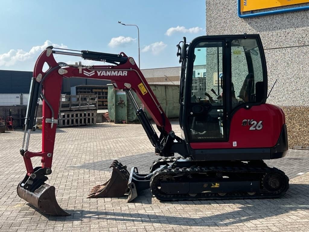 2022 Yanmar SV26 mini excavator side view 2022 Yanmar SV26 mini excavator side view