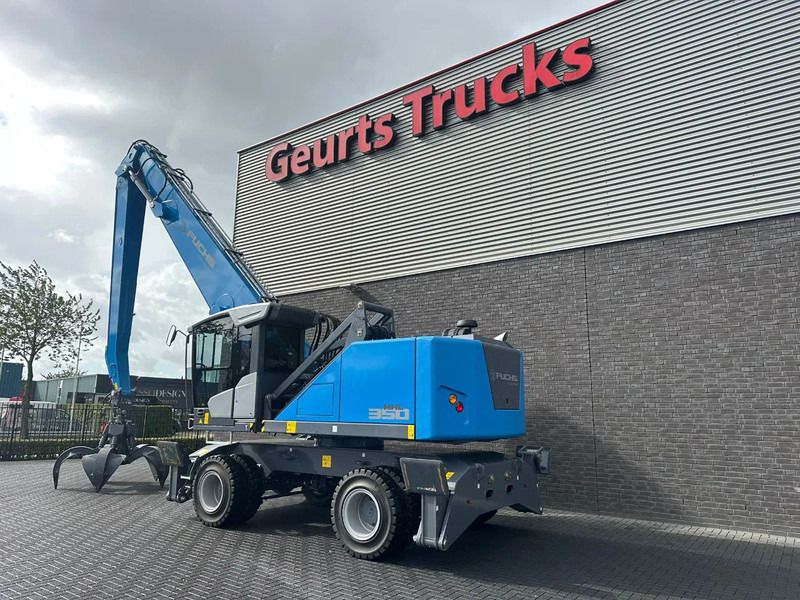 2023 Fuchs MHL350 wheel excavator side view