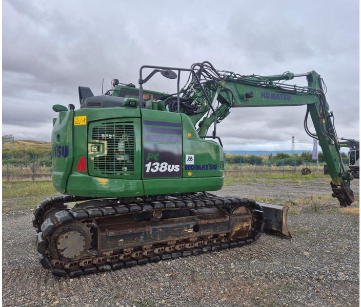 2018 Komatsu PC138US-11 crawler excavator, side view