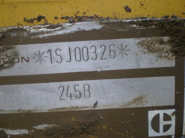 1991 Caterpillar 245B serial number plate